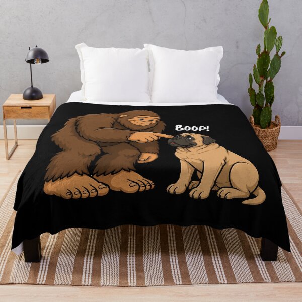 Item preview, Bigfoot and English Mastiff Boop Fun Design Sasquatch designed and sold by rafaeltto.