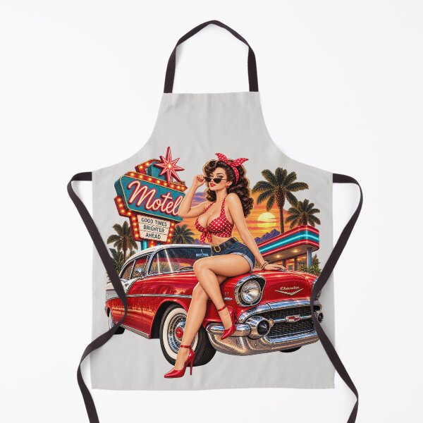 Item preview, motel pin up girl designed and sold by Ghostwave Atelier.