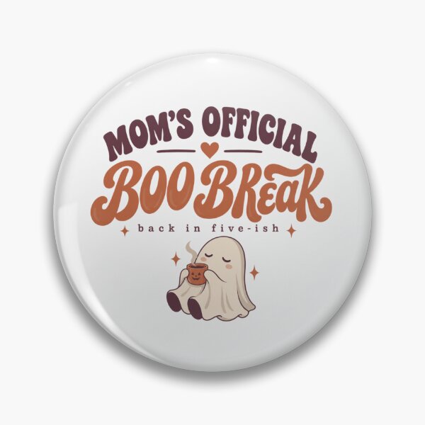 Item preview, Mom’s Official Boo Break Cute Ghost Halloween Mom designed and sold by PhylonBoxx.