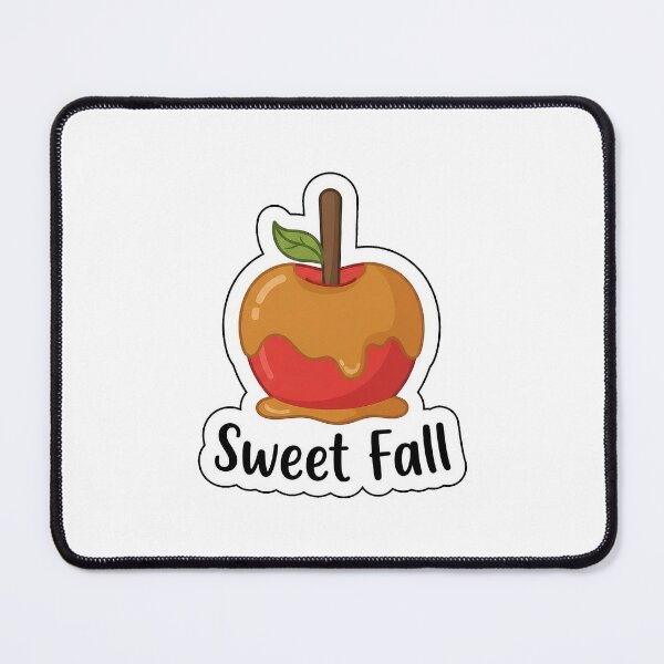 Item preview, Sweet Fall Toffee Apple - Cute Autumn Dessert Typography Sticker designed and sold by SimpleP.