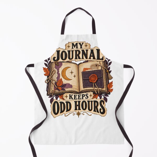Item preview, My Journal Keeps Odd Hours Papercrafter Wordplay designed and sold by UrbanCanvvas.