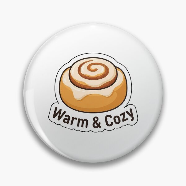Item preview, Warm & Cozy Cinnamon Roll - Bakery Typography Sticker designed and sold by SimpleP.