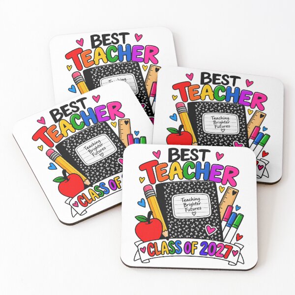 Item preview, best teacher ever class 2027 educate gift apple  designed and sold by OCD_JESSICA.