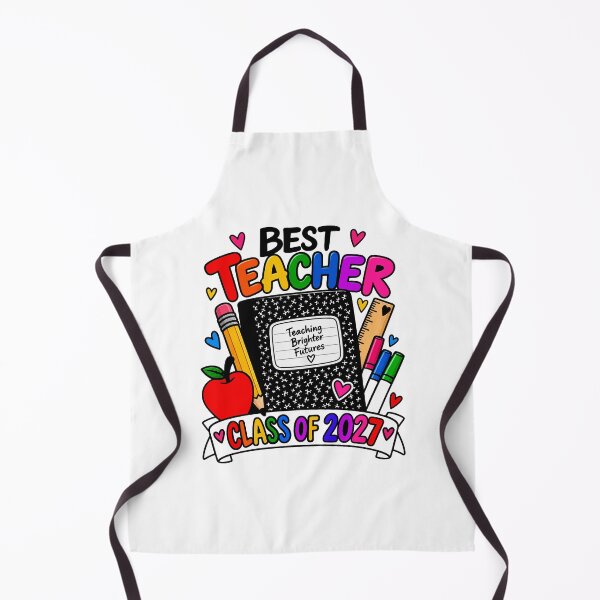 Item preview, best teacher ever class 2027 educate gift apple designed and sold by OCD_JESSICA.