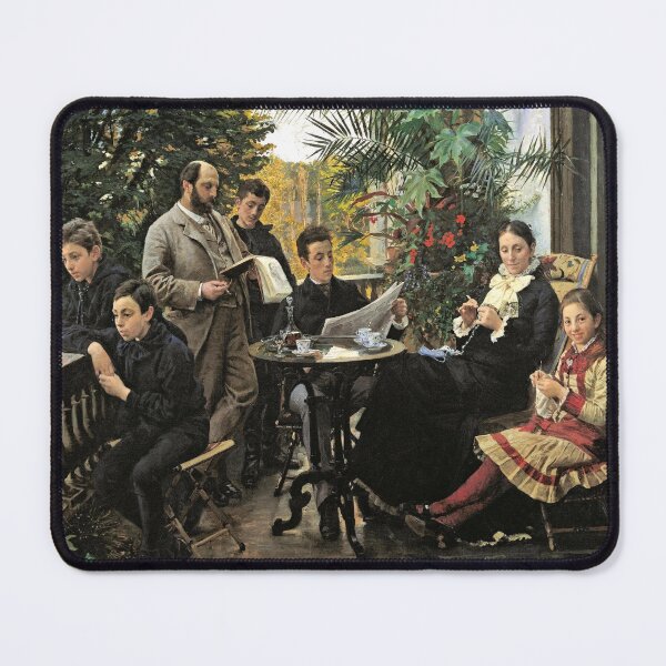 Item preview, The Hirschsprung Family Portrait (1881) - Peder Severin Kroyer designed and sold by SALON DES ARTS.