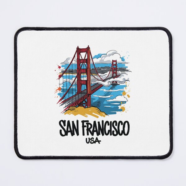 Item preview, Golden Gate Bridge San Francisco USA Art designed and sold by Merch by Das Design Studio.