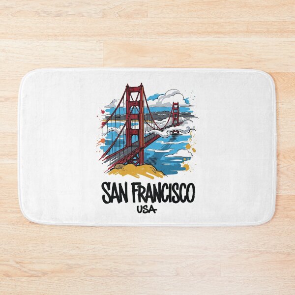 Item preview, Golden Gate Bridge San Francisco USA Art designed and sold by Merch by Das Design Studio.
