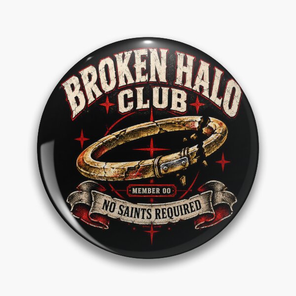 Item preview, Broken Halo Club – No Saints Required designed and sold by PhilllandArt.