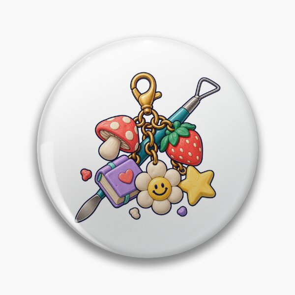 Item preview, Polymer Clay Bag Charm Maker Cute Craft Design designed and sold by UrbanCanvvas.