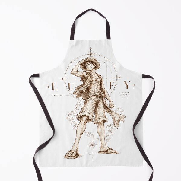 Item preview, Luffy Luxury Vintage Sketch T-Shirt | One Piece Elegant Minimalist Anime Design designed and sold by Dlvznbm.