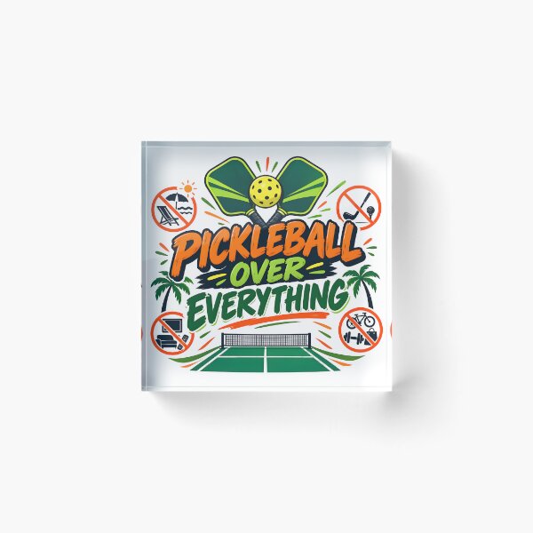 Item preview, pickleball artwork, pickleball player, pickleball court, pickleball lifestyle designed and sold by TrueArtVibes.