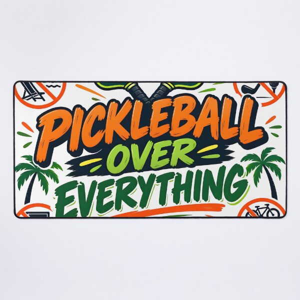 Item preview, pickleball artwork, pickleball player, pickleball court, pickleball lifestyle designed and sold by TrueArtVibes.