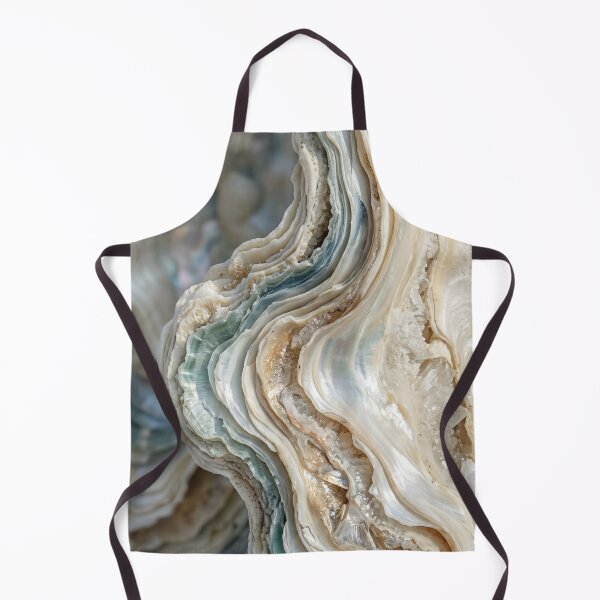 Item preview, Iridescent Mother of Pearl Shell Texture — Luxury Opal Agate Mineral Art designed and sold by LYAN-STORE.