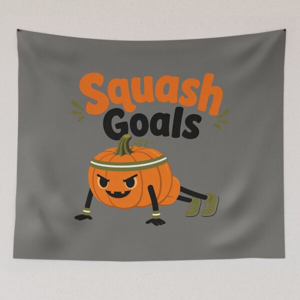 Item preview, Squash Goals Shirt, Comfort Colors® Pumpkin Fitness Tee, Funny Halloween Gym Pun Graphic designed and sold by TshirtsLabs.