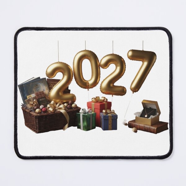 Item preview, 2027 New Year Celebration – Golden Numbers, Gifts and Luxury Festive Design designed and sold by 4U---Store.