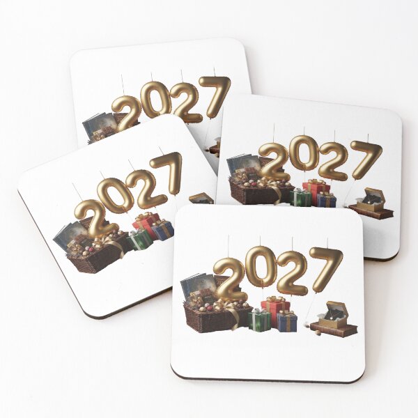 Item preview, 2027 New Year Celebration – Golden Numbers, Gifts and Luxury Festive Design designed and sold by 4U---Store.