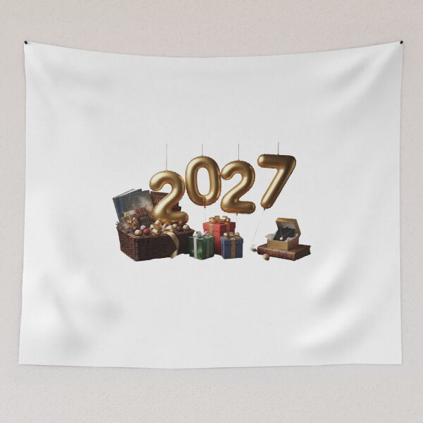 Item preview, 2027 New Year Celebration – Golden Numbers, Gifts and Luxury Festive Design designed and sold by 4U---Store.