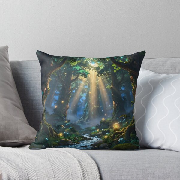 Item preview, Enchanted Ancient Forest Streaked with Sunlight designed and sold by Fanta-sticky.