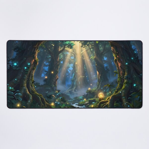 Item preview, Enchanted Ancient Forest Streaked with Sunlight designed and sold by Fanta-sticky.