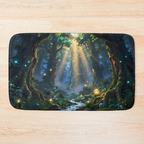 Item preview, Enchanted Ancient Forest Streaked with Sunlight designed and sold by Fanta-sticky.