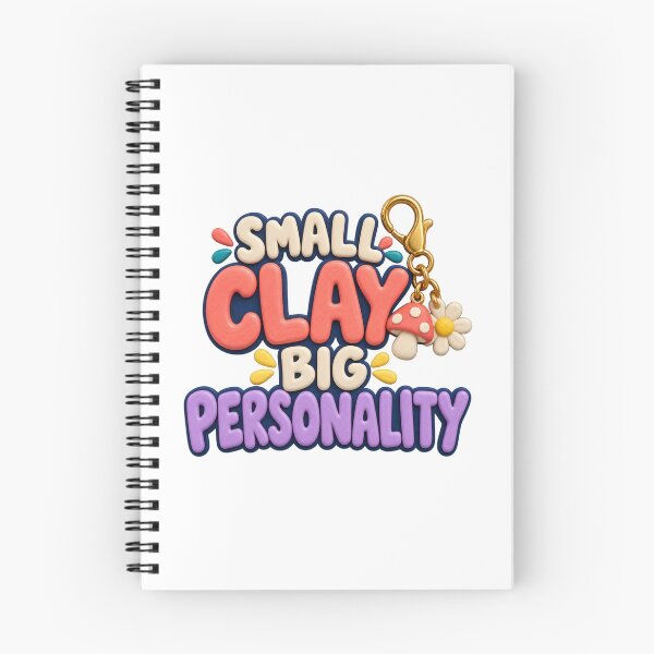 Item preview, Small Clay Big Personality Funny Clay Maker Quote designed and sold by UrbanCanvvas.
