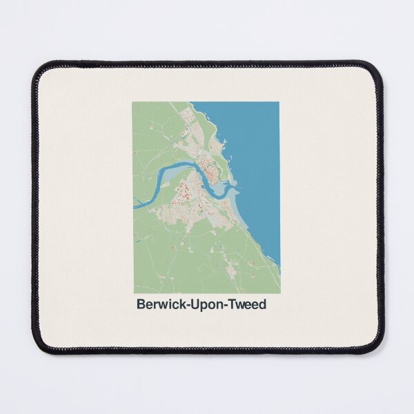 Item preview, Berwick-Upon-Tweed Minimalistic Map Art designed and sold by MapsNerd.