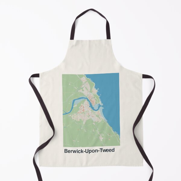 Item preview, Arte de mapas minimalistas de Berwick-Upon-Tweed designed and sold by MapsNerd.