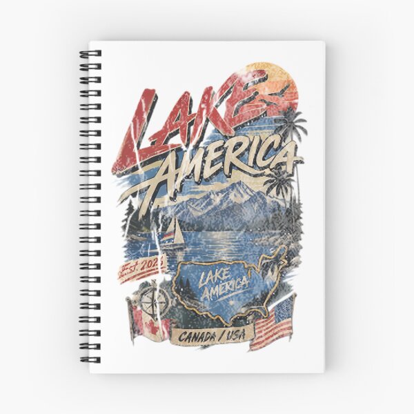 Item preview, Lake America Scenic Nature Landscape Design for Outdoors and Travel Lovers designed and sold by shahroozj.