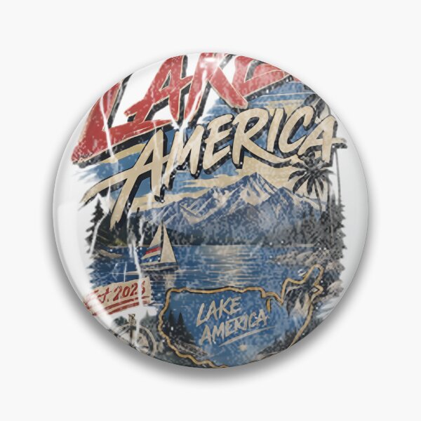 Item preview, Lake America Scenic Nature Landscape Design for Outdoors and Travel Lovers designed and sold by shahroozj.