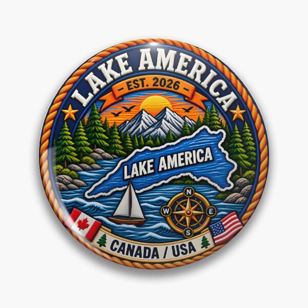 Item preview, Serene Lake America Nature Landscape Art Print for Outdoor Lovers designed and sold by shahroozj.