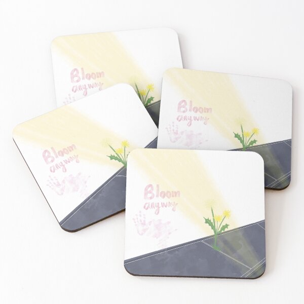 Item preview, Bloom Anyway Grafiti Concrete Cracks Dandelion designed and sold by MayCartPrintArt.