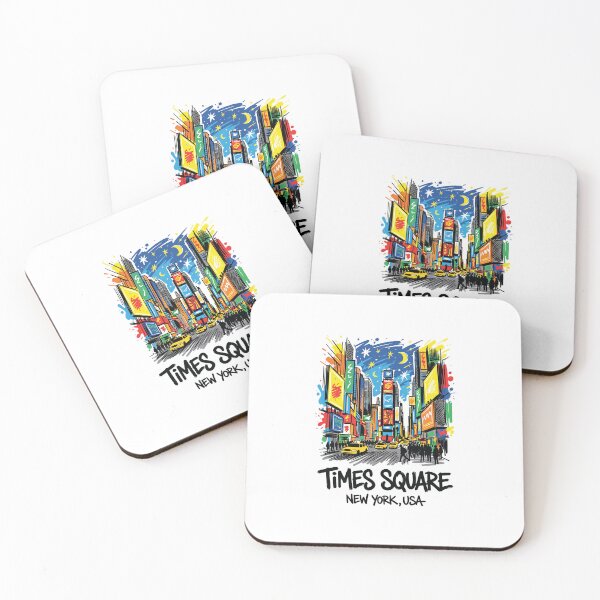 Item preview, Times Square New York City USA Art Print designed and sold by Merch by Das Design Studio.
