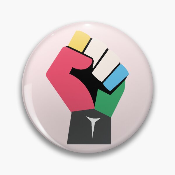 Item preview, raised disabled fist designed and sold by DeltaQuadrant.