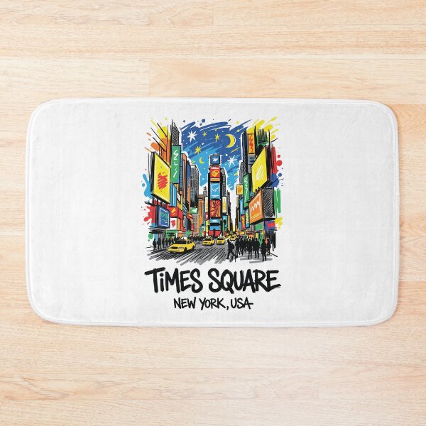 Item preview, Times Square New York City USA Art Print designed and sold by Merch by Das Design Studio.