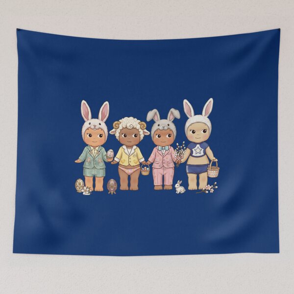 Item preview, Cute Bunny Family Friends designed and sold by trujilloorborne.