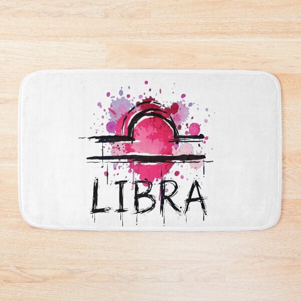 Item preview, Libra Zodiac Sign Watercolor Grunge Pink Black Art designed and sold by Vibe-Vary.