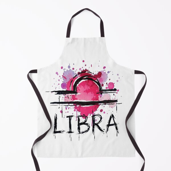 Item preview, Libra Zodiac Sign Watercolor Grunge Pink Black Art designed and sold by Vibe-Vary.