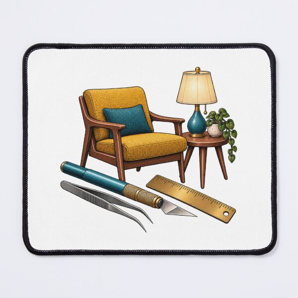 Item preview, Dollhouse Furniture Miniaturist One Twelfth Scale Art designed and sold by UrbanCanvvas.