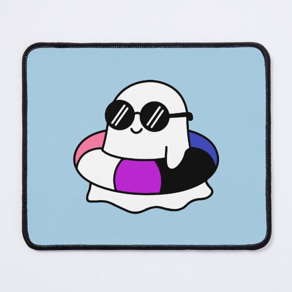 Item preview, LGBTQ Summer Halloween Ghost on Genderfluid Flag Float designed and sold by Cannaxes Studio.