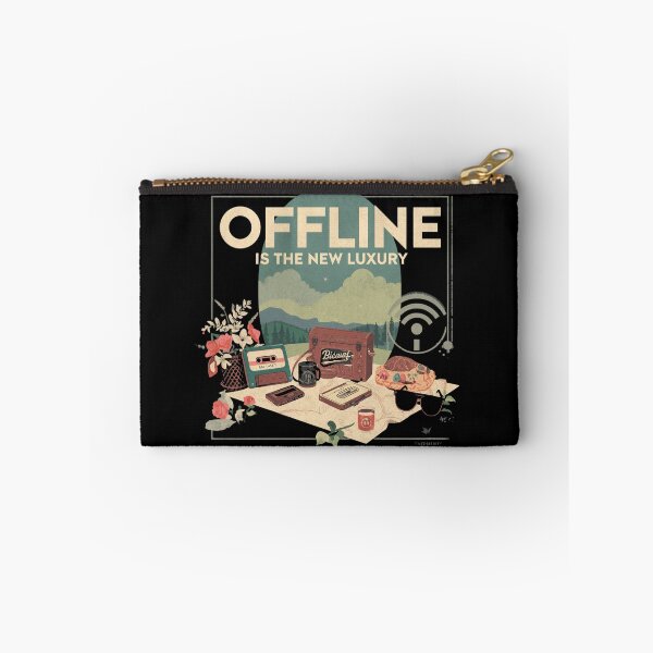 Item preview, Digital Detox Retro Vacation Graphic designed and sold by ChicTrendz.