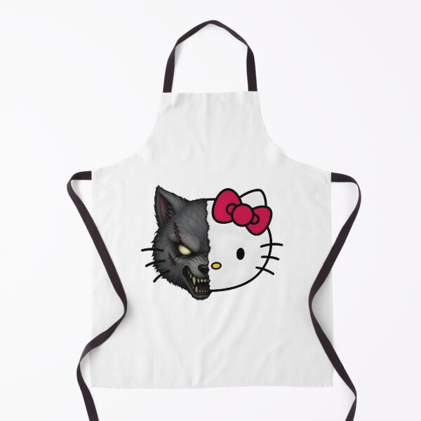 Item preview, Werewolf Kitty Illustration - Cute Feline with Wolf Features Design designed and sold by SARaza.