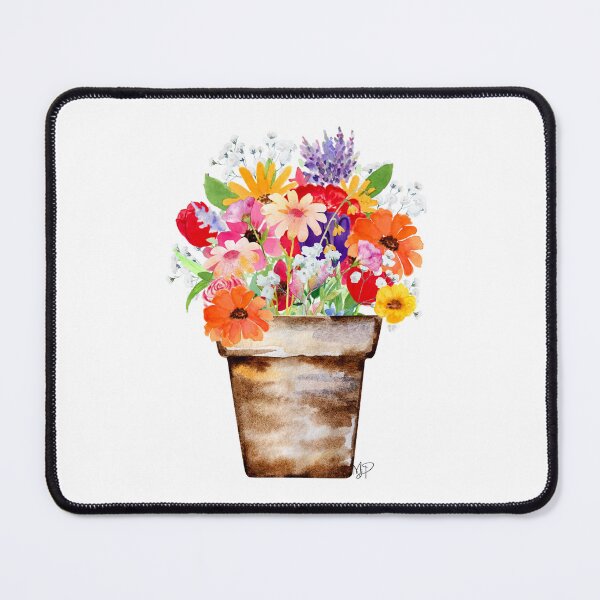 Item preview, Multicolor flower pot designed and sold by RoseMarypaint.