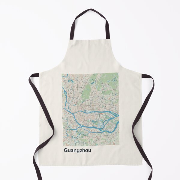 Item preview, Guangzhou Minimalistic Map Art designed and sold by MapsNerd.