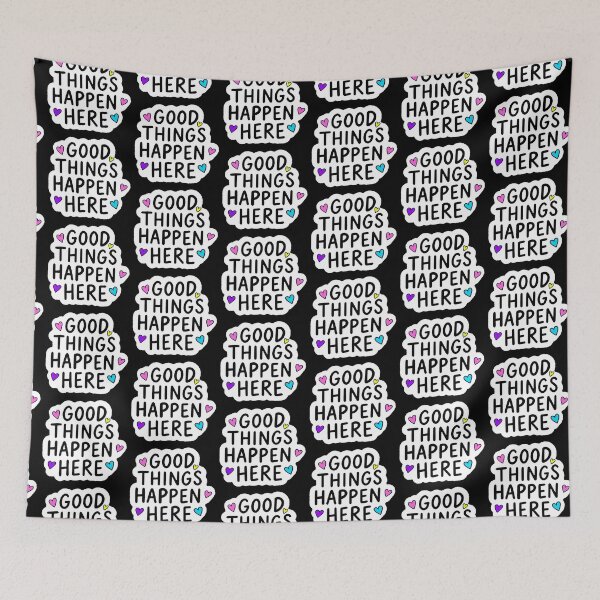 Item preview, good things happen here  designed and sold by OCD_JESSICA.