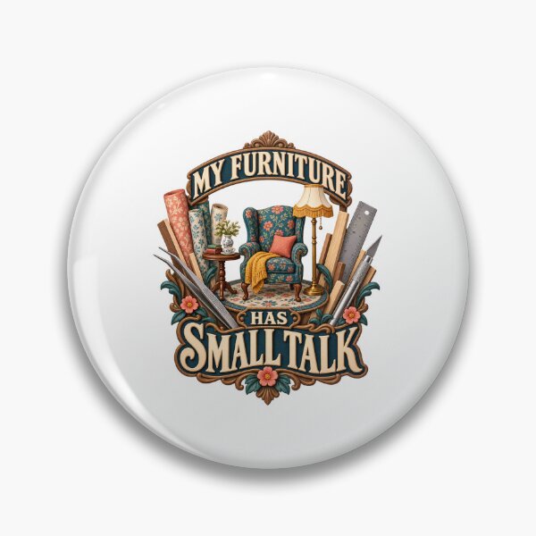 Item preview, My Furniture Has Small Talk Dollhouse Maker Art designed and sold by UrbanCanvvas.