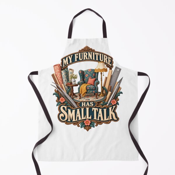 Item preview, My Furniture Has Small Talk Dollhouse Maker Art designed and sold by UrbanCanvvas.