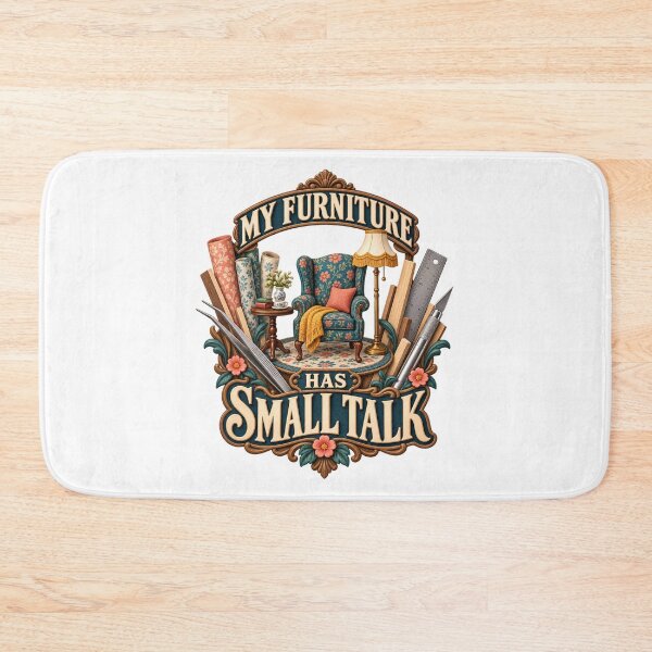 Item preview, My Furniture Has Small Talk Dollhouse Maker Art designed and sold by UrbanCanvvas.