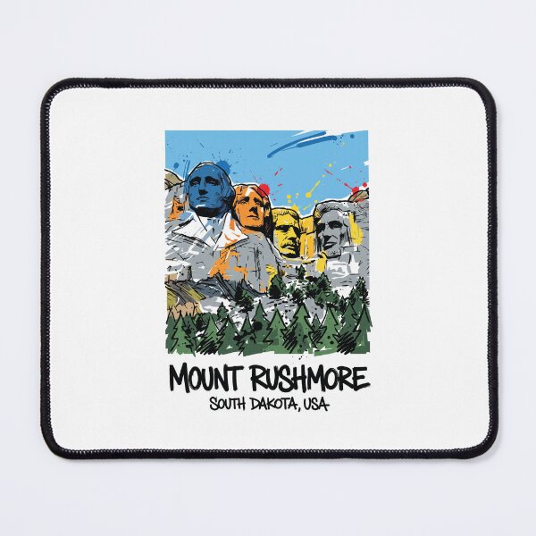 Item preview, Mount Rushmore South Dakota USA Art Print designed and sold by Merch by Das Design Studio.