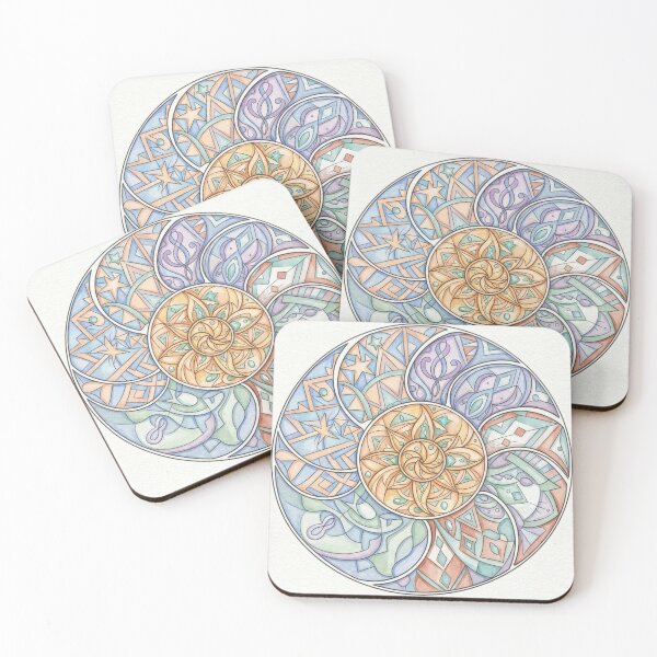 Item preview, Nautilus Mandala Sacred Geometry designed and sold by Dreamic.Art.