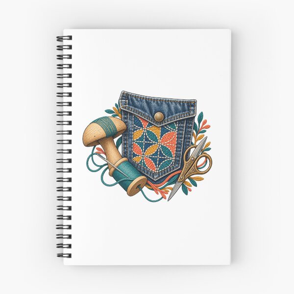 Item preview, Visible Mending Denim Patch Sashiko Repair Art designed and sold by UrbanCanvvas.